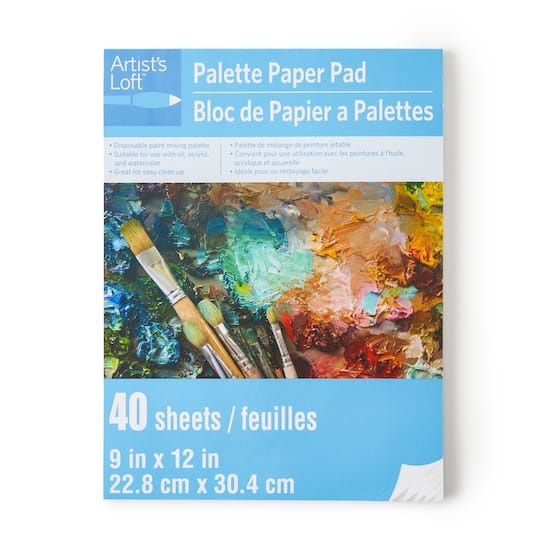 12 Pack: 9&#x22; x 12&#x22; Paper Palette Pad by Artist&#x27;s Loft&#xAE;
